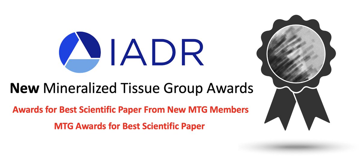 The Mineralized Tissue Group @IADR_MTG of @IADR is pleased to announce the following two new Award Schemes...Apply now!! @CarneiroLab @HouariSophia network.iadr.org/discussion/two… linkedin.com/posts/alvaro-m…