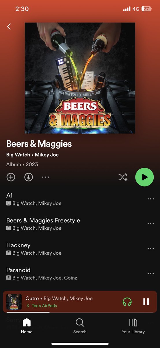 <a href="/BigwatchArtist/">WATCH</a> a real one couldn’t skip a tune on this even if they wanted 2.💯