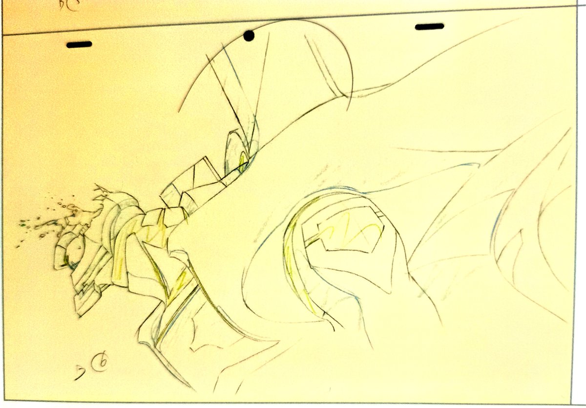 Some Evangelion Q (ヱヴァンゲリヲン新劇場版: Q) Production Materials

Key Animator: Sushio (すしお) / Toshio Ishizaki (石崎寿夫)
Corrections made by Animation Director Toshiyuki Inoue (井上俊之) 