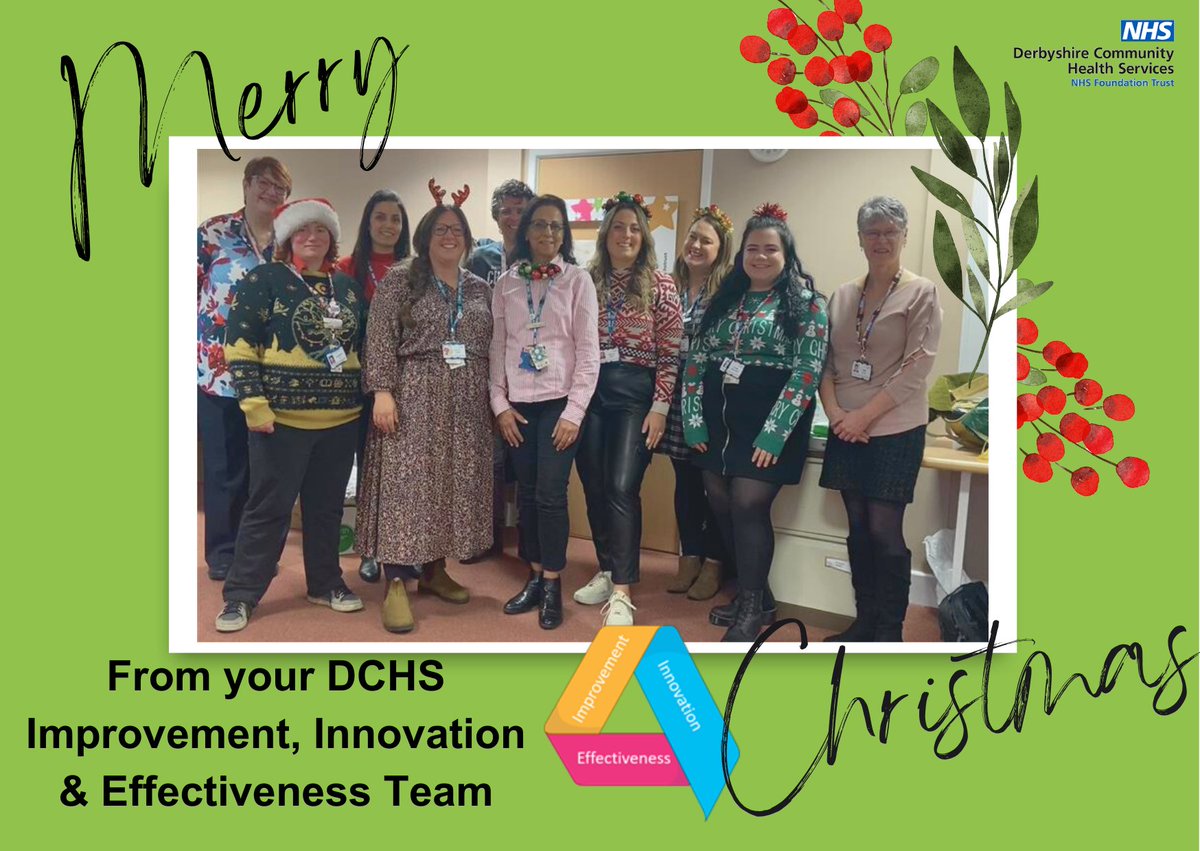 Wishing all of our <a href="/DCHStrust/">Derbyshire Community Health Services NHS FT</a> colleagues a restful and happy festive time, however that looks for you⭐
It is a pleasure to support and be a part of our AMAZING trust with incredible colleagues💙