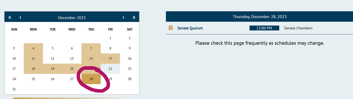 Oh look, it's the lame-duck Christmas week special. Just added to the menu.