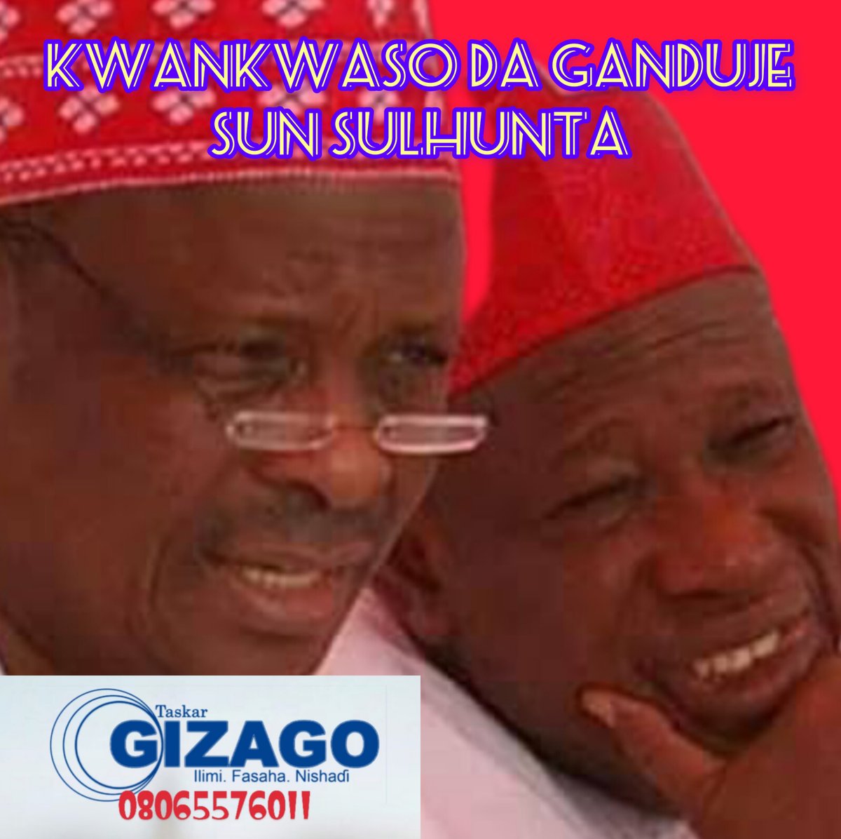 @KwankwasoRM Da @GovUmarGanduje Sun Yi Sulhu

~~~
Ku karanta cikakken labarin a Mujallar #taskargizago
~~~
taskargizago.com.ng/2023/12/22/sab…