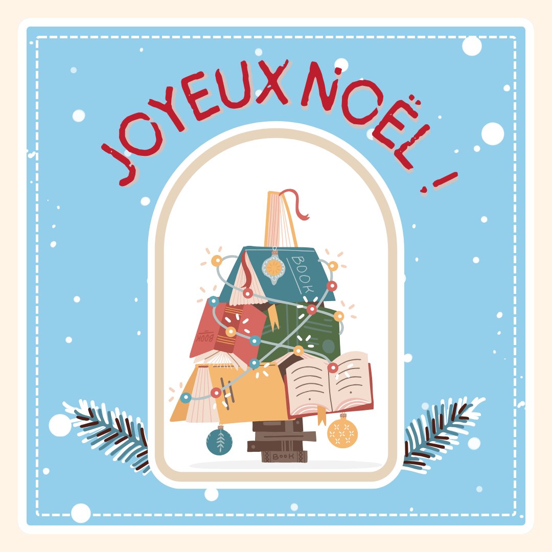 Nous vous souhaitons de belles lectures et de merveilleuses fêtes de fin d'année ! 🎄❄️