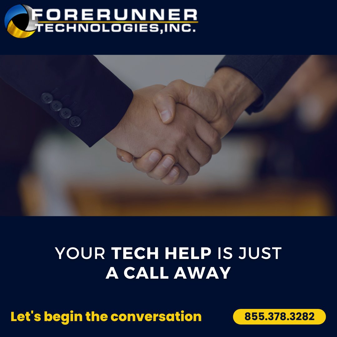 ForerunnerTS's tweet image. ☎️ Need assistance? You can always reach Forerunner Technologies Inc. by phone! 

Our dedicated team is here to support you. 🌐💼

#YourTechPartner #nec #mitel #frtinc