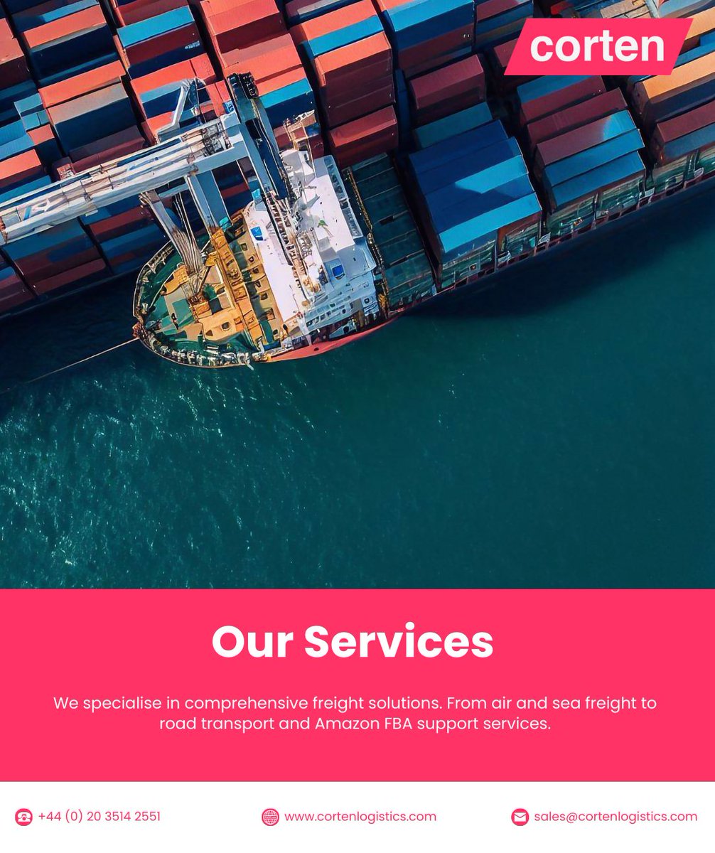 Join us on the path to efficient, reliable shipping at cortenlogistics.com 📲

#logisticsmanagement #supplychainmanagement #freightchina #logistics