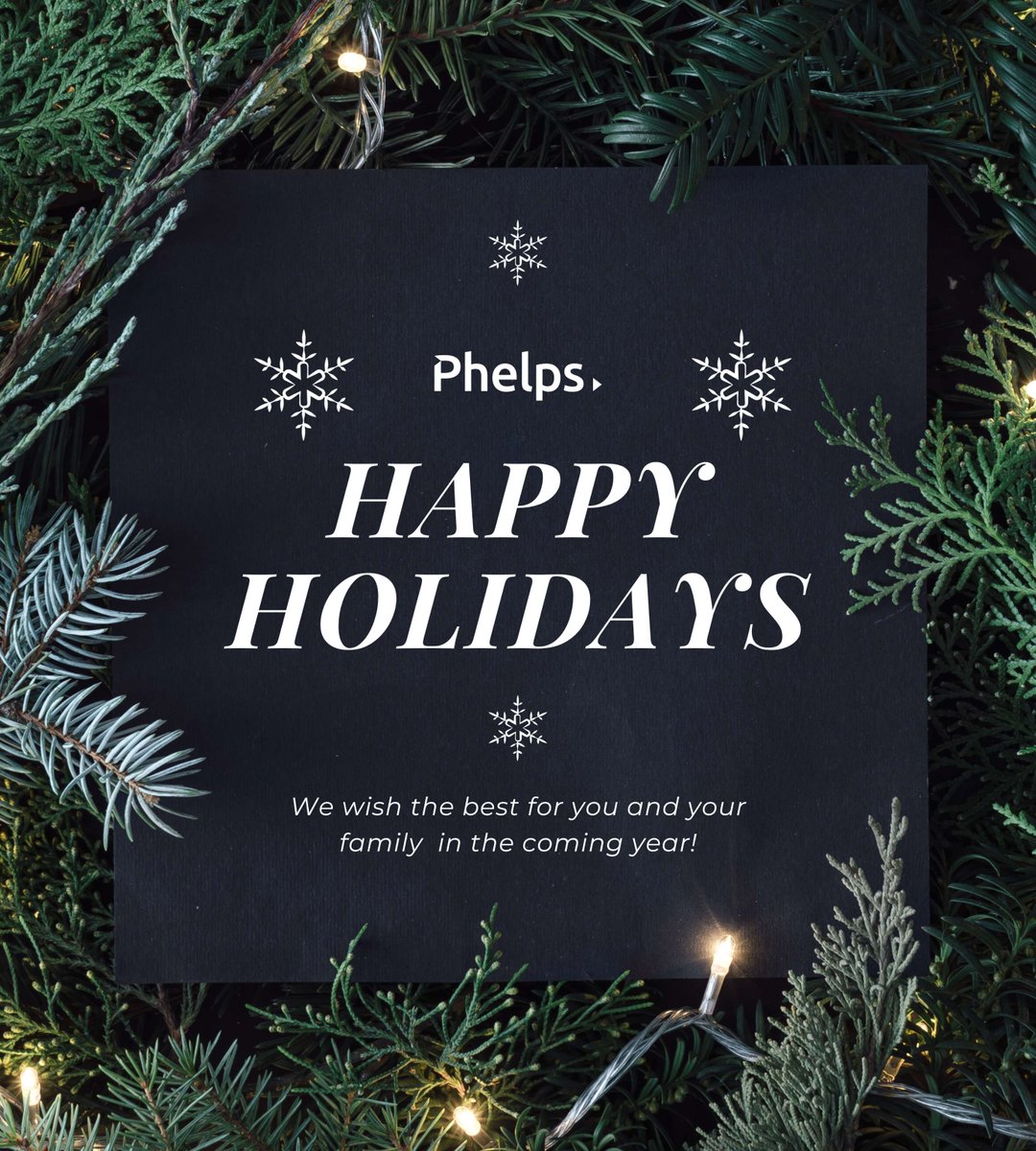 The Phelps Team wishes you and your loved ones a safe and happy holiday season! May all of your days be merry and bright!

 #HappyHolidays2023