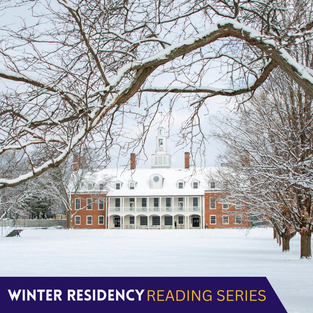 Critically acclaimed, award-winning authors and faculty of the Bennington College Writing Seminars will offer an evening reading series during the MFA program's winter residency. This series is free and open to the public: bennington.edu/events/event-s…