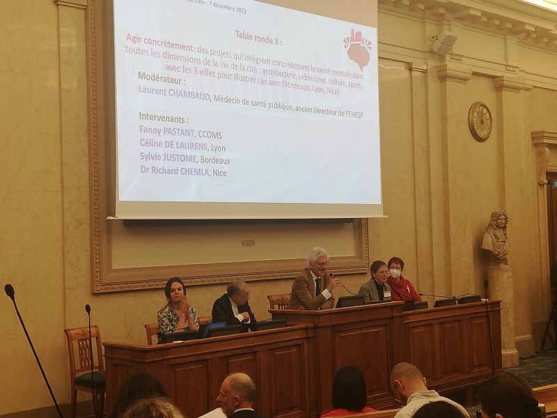 Ressources_CLSM's tweet image. 🆕Retour sur le colloque « Villes et santé mentale », organisé à l’Assemblée Nationale le 7 décembre dans la continuité du colloque éponyme de 2022 à Nantes.
Fanny Pastant, du Centre, a participé à la troisième table ronde, portant sur l&apos;action concrète.
ressources-clsm.org/retour-sur-le-…