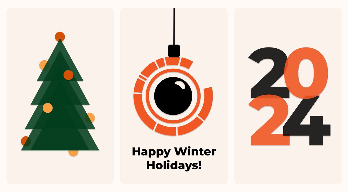 Wishing you a joyful Winter Holiday season filled with warmth, laughter, and cherished moments with loved ones ❄️🎄
May the coming year bring you continued success and prosperity!