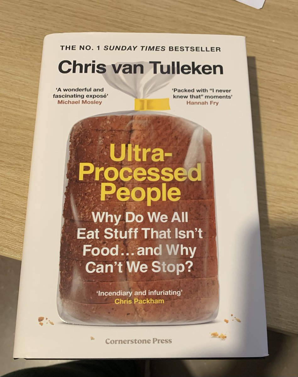@DoctorChrisVT I've just read Ultra Processed People, an eye opener, not a mouth opener. Completing it just before xmas is a good thing, I maybe be a bit more picky at dinner😀 A MUST READ to learn what goes in & out of your stomach. Even the techy science stuff was palatable..!!