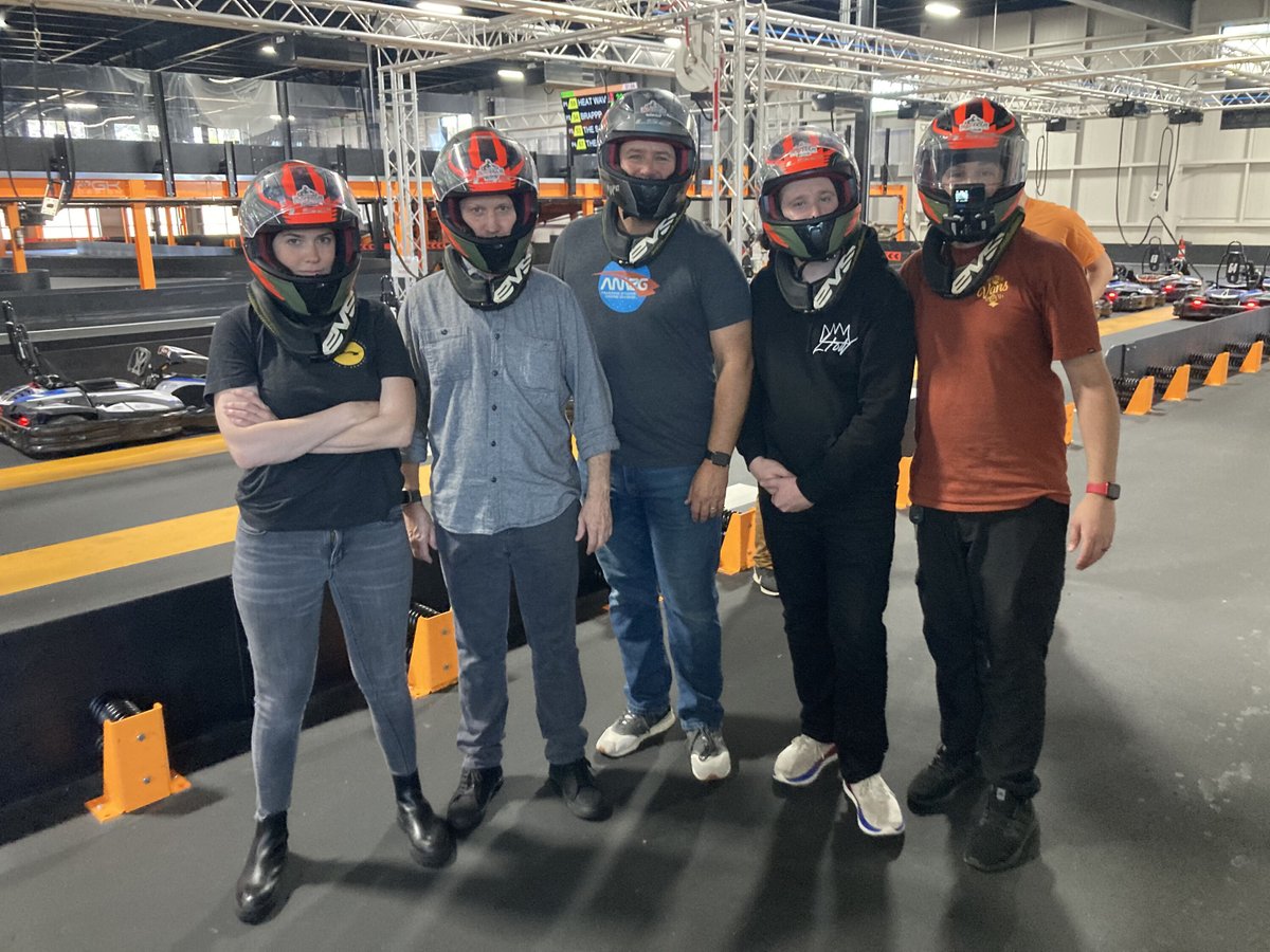 amzgstudios's tweet image. Happy Friday 🥳 To honor some good times having #funonset - we had a party at the new @rushhourkarting location in @Morrisville_NC 
You have to think about the good times when Christmas Break is on the mind!