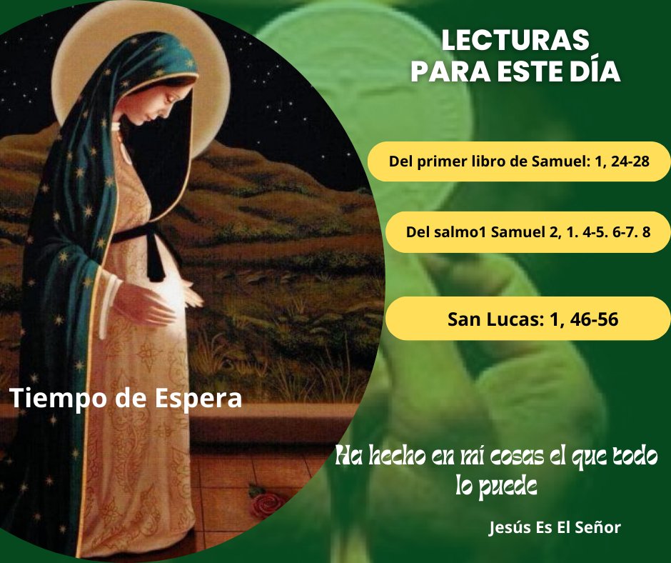 #LecturasParaEsteDia 22 de Dic 2023
#LecturasParaEsteDia #LecturasDiarias
#PrimeraLectura #Salmo #Evangelio
#Adviento2023