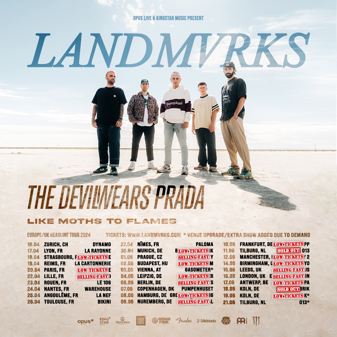 Tickets for our next headline are selling out pretty fast, so if you’ve picked up your ticket which city are you coming to? And if we tell you there’s one more band to announce, can you guess? landmvrks.com/tour