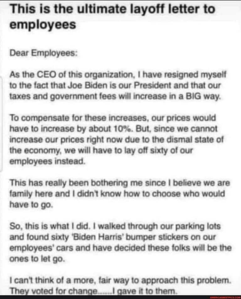 Layoffs