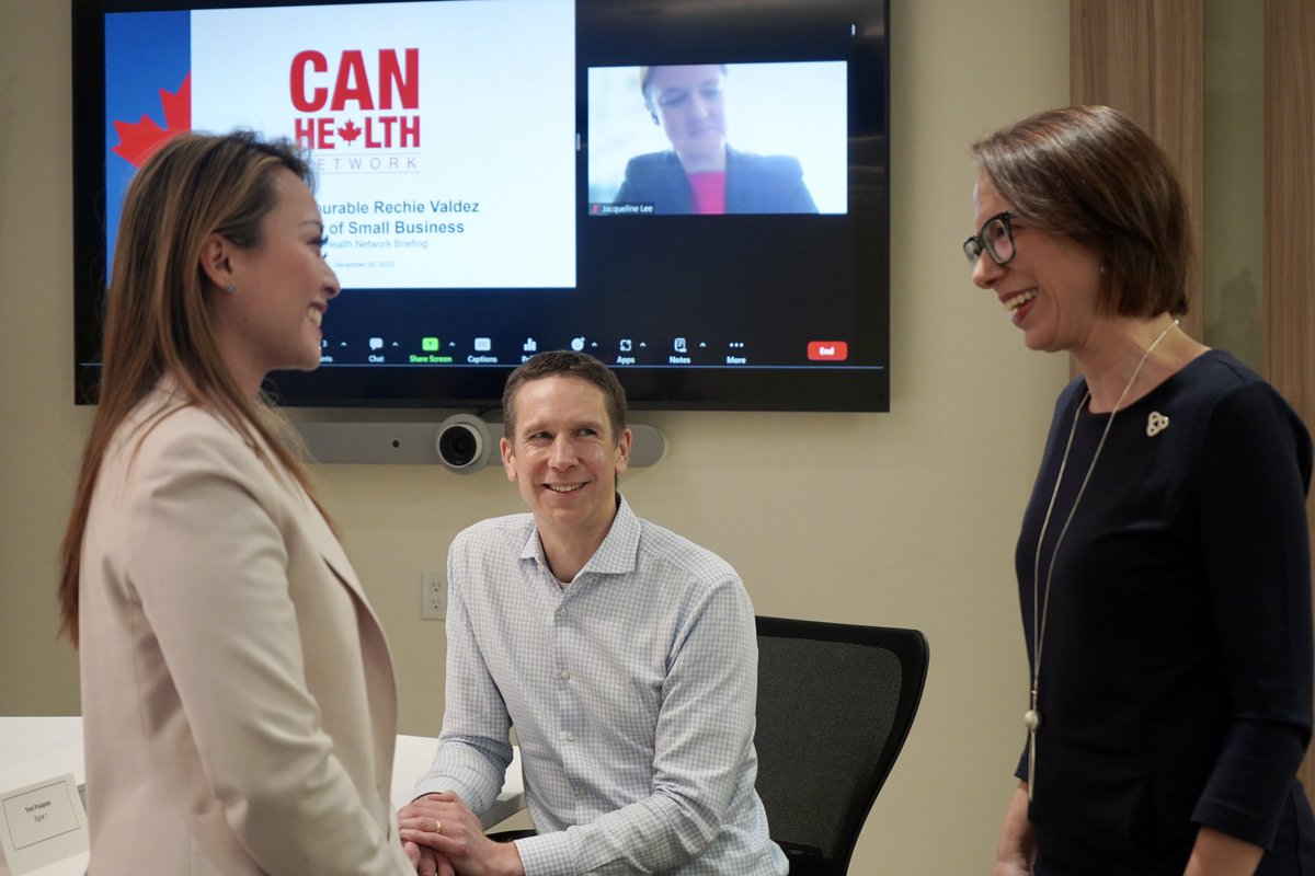 Rechie Valdez (@rechievaldez) on Twitter photo Across Canada, <a href="/CANHealthNtwrk/">CAN Health Network</a> is helping innovative startups in the medical tech industry grow here at home ๐จ๐ฆ. It was so great to sit down with the CAN Health team this week to talk about how we can continue to support innovators & entrepreneurs in this field! Across Canada, <a href="/CANHealthNtwrk/">CAN Health Network</a> is helping innovative startups in the medical tech industry grow here at home ๐จ๐ฆ. It was so great to sit down with the CAN Health team this week to talk about how we can continue to support innovators & entrepreneurs in this field!