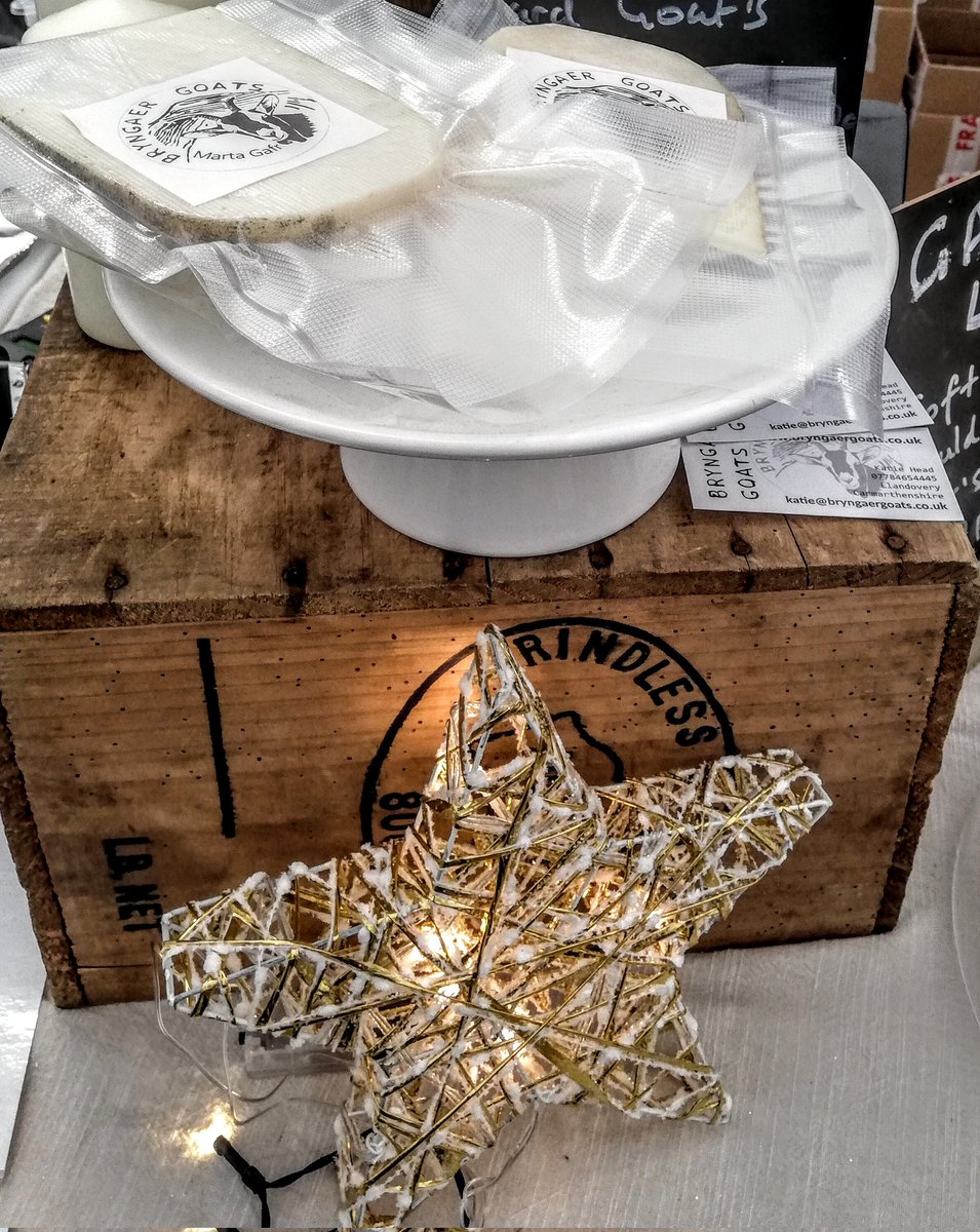 Just a reminder that @bryngaergoats will be selling cheese at @TheUskMarket tomorrow - last market of the year! #shoplocal #shoplocalwales #lovemonmouthshire #welshbusiness #welshfood