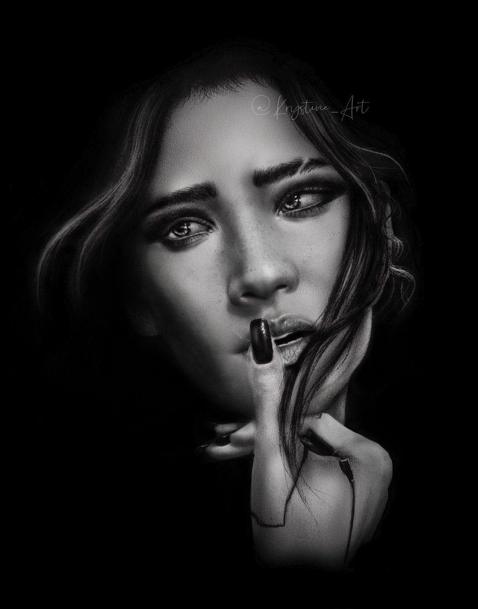Krystine_art's tweet image. My personal favorite monochrome portraits I&apos;ve done this year #2 🖤

🎨 #Deathloop #AlanWake2 #ResidentEvil #Cyberpunk2077