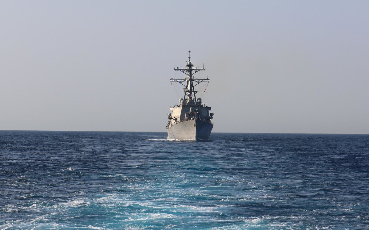 <a href="/IranObserver0/">Iran Observer</a> Houthis scare US Navy away from Red Sea.
US Navy has no courage to face their missiles and drones.
Their ships are just for show.