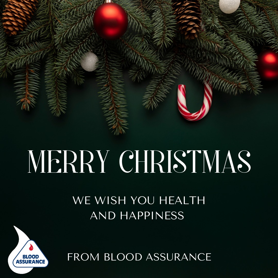 Merry Christmas to all! Thank you to everyone who supports us and helps to ensure our area patients have the life-saving blood they need.