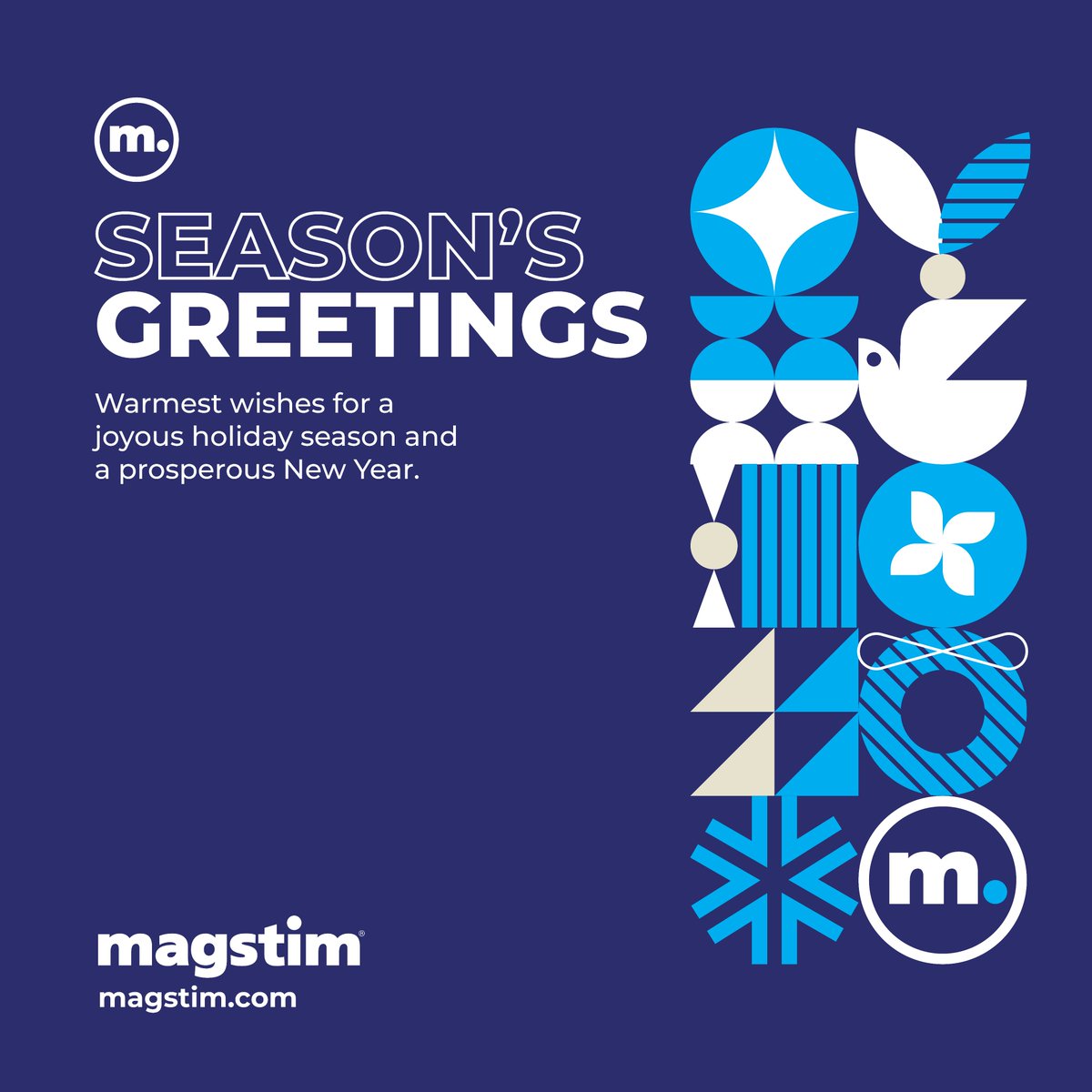 Happy holidays from the Magstim family.  Sending our gratitude to each of you who tirelessly devote yourselves to  advancing the field of mental health and #neuroscience research. #depression #neuromodulation