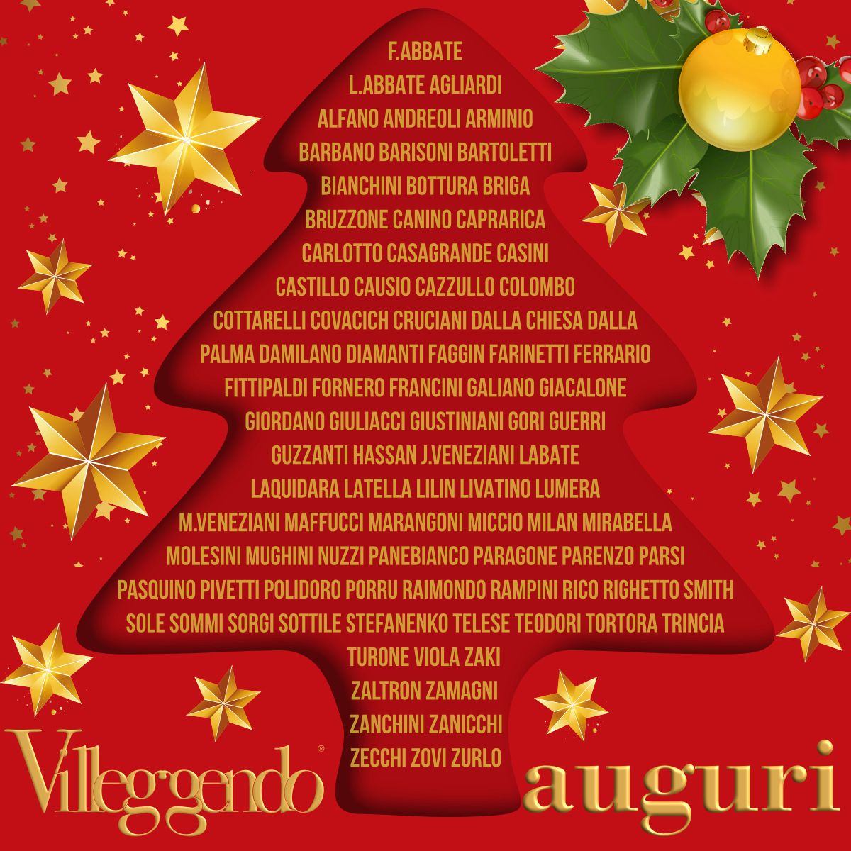 Auguri di cuore al fantastico pubblico di Villeggendo! Ogni pagina letta sia un viaggio affascinante e le storie raccontate a Villeggendo portino gioia e ispirazione. Buone feste e felice anno nuovo a tutti gli amanti della lettura.