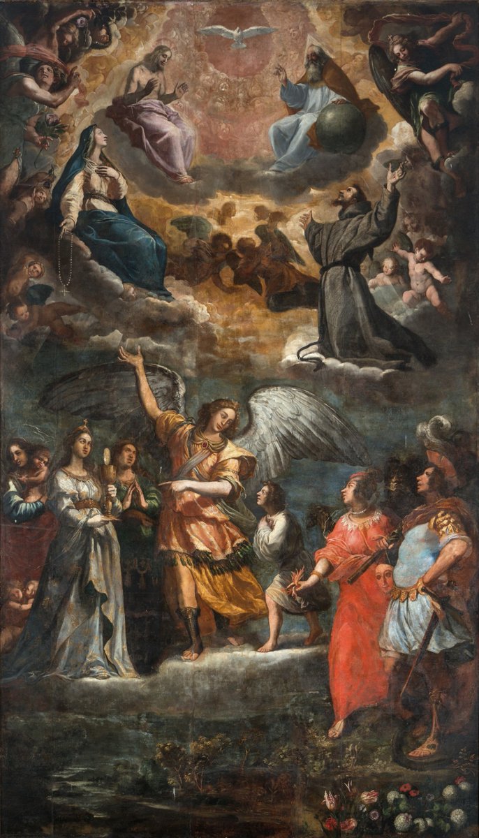 Allegory of the Holy Guardian Angel
#VicenteCarducho ––17th. century