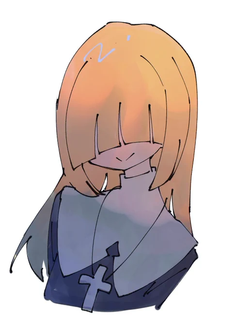 目隠れシスターさん
