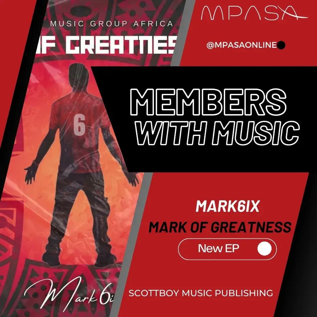'MARK OF GREATNESS' IS OUT NOW ON ALL STREAMING PLATFORMS @symphonicdist SHOUT OUT @MPASA_Online FOR THE SHINE #Sbmpmusic #sbmg #mark6ix #musicpublishing #musicroyalties @iam_mark6ix