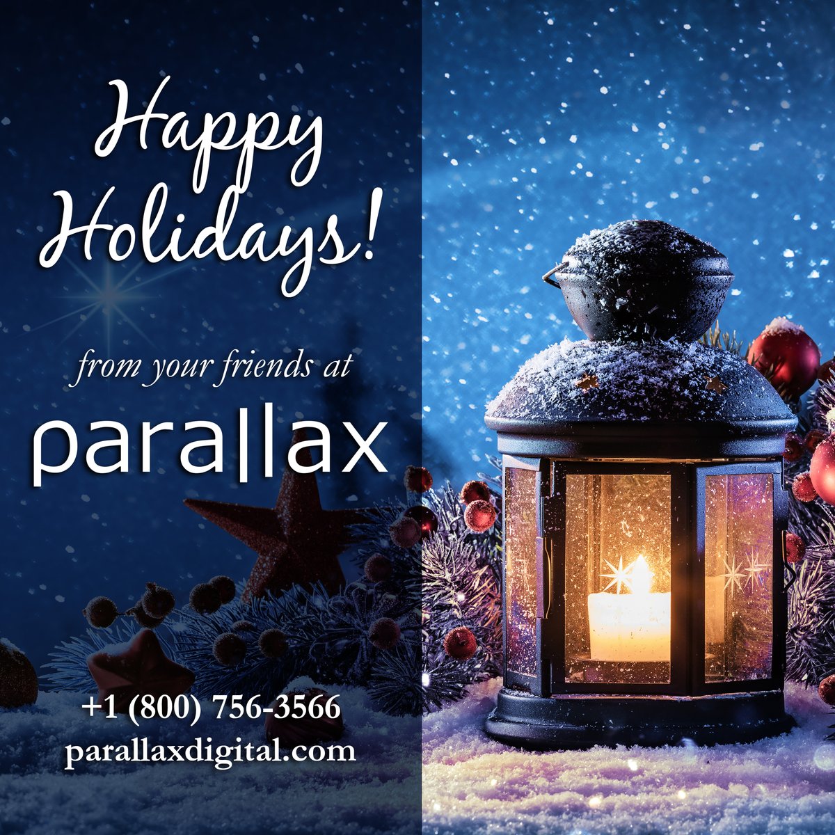 ParallaxDigital's tweet image. At Parallax Digital we are truly grateful for the trust you have placed in us. Your loyalty and collaboration have been instrumental in our success, and we look forward to serving you with even greater dedication in the coming year.