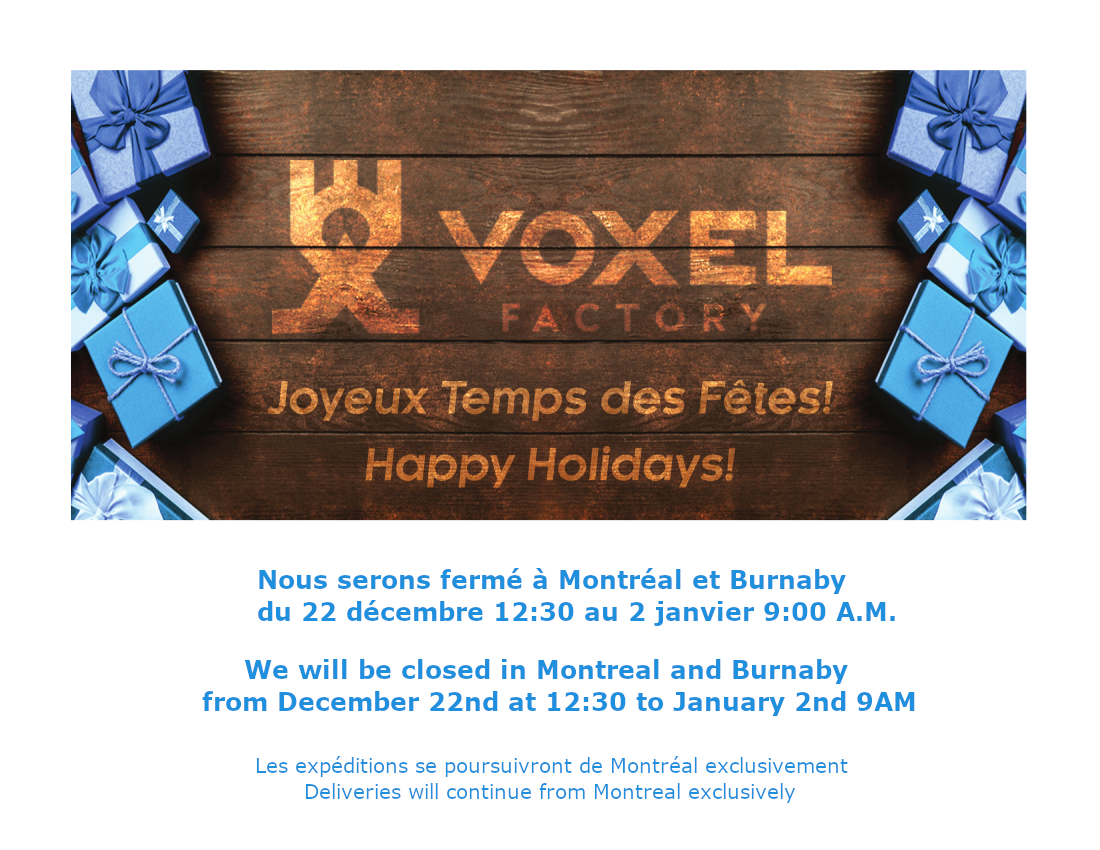 VoxelFactory's tweet image. Seasons greetings and happy new year!
Joyeuses fêtes et bonne année 2024!