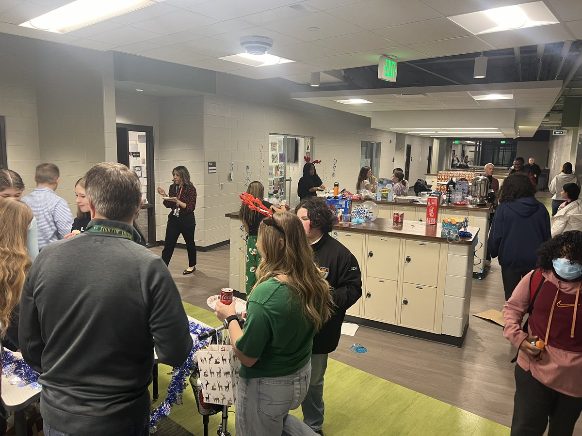 Thank you to our student leadership council for celebrating our North Hills staff before break - what a great way to start the day with our students <a href="/JasonRubel/">Jason Rubel</a> <a href="/bhschools/">BHSchools</a>