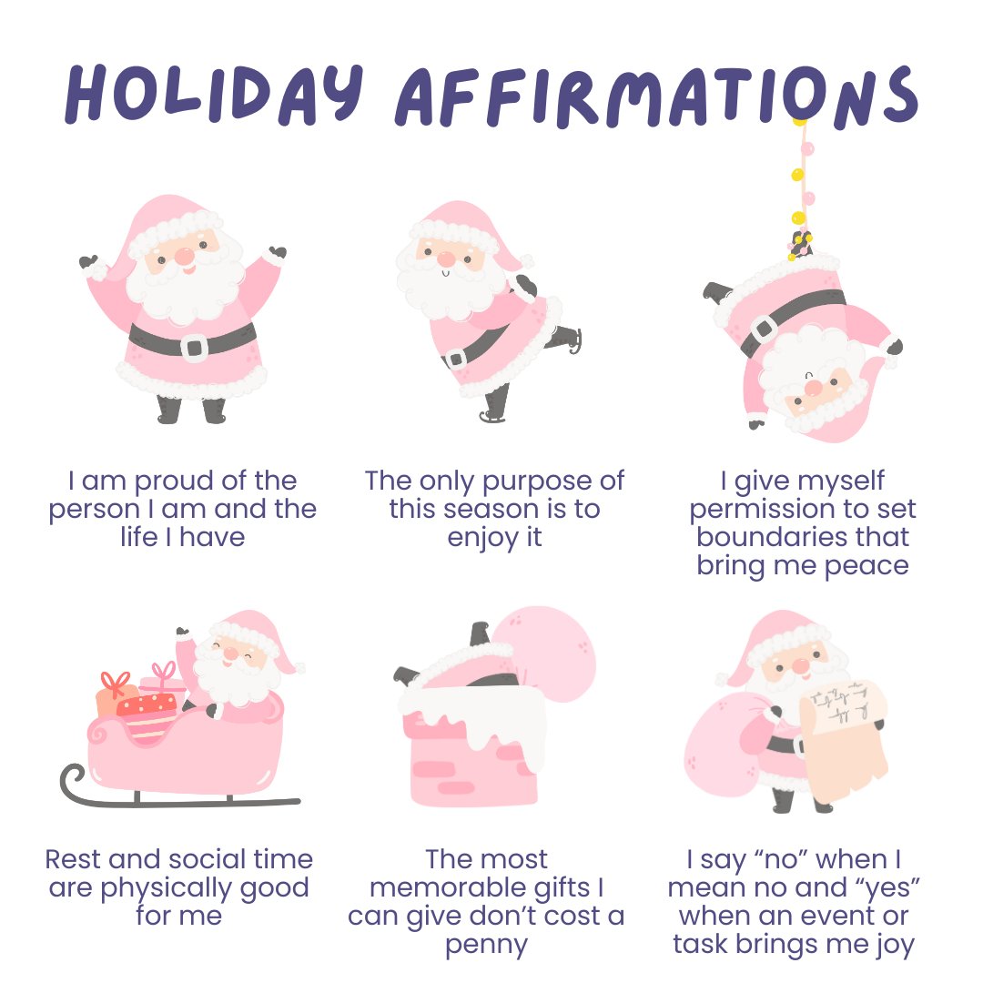 The holidays hold different meanings for each of us – some find joy, while others struggle with the pressure to keep up. Here's a gentle reminder: give others, and, more importantly, yourself, the gift of grace. #holidays #affirmation #selflove Safety info:bit.ly/2LFfyHh