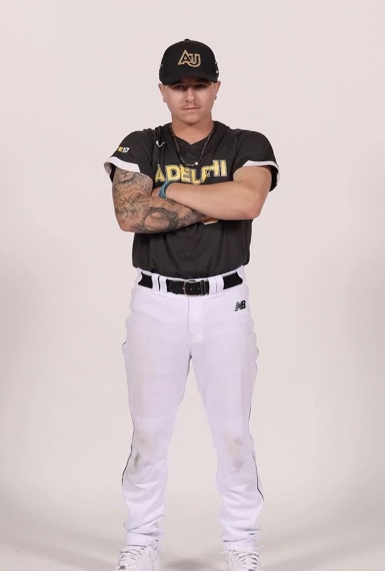 CJ Picone of Adelphi University in the NE10 conference will be in the outfield this summer for the LIB NEPTUNES