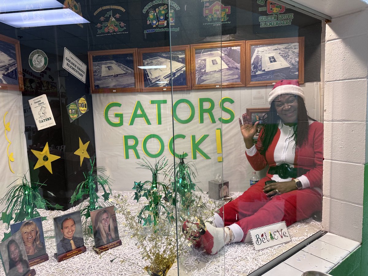 Golden Grove’s Elf on the Shelf greeted staff and students during arrival. Happy Holidays!
