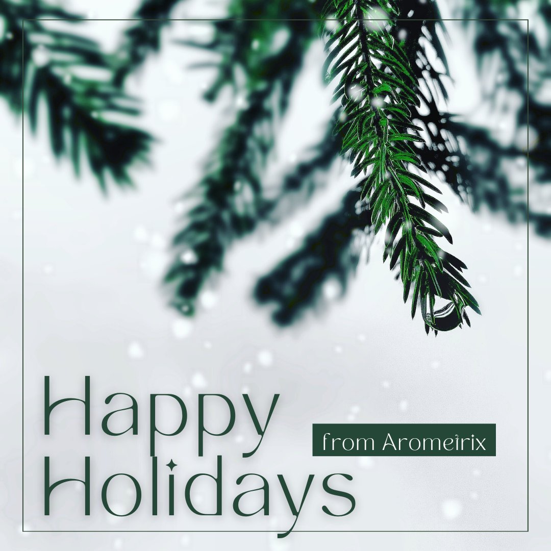 arometrix's tweet image. Arometrix is wishing everyone a Happy Holidays!  This is just a post updating everyone on our office hours, given Christmas and New Year&apos;s Eve is around the corner.  Have a great end of the year!

#arometrix #holidays #officehours #update #newyears #psa