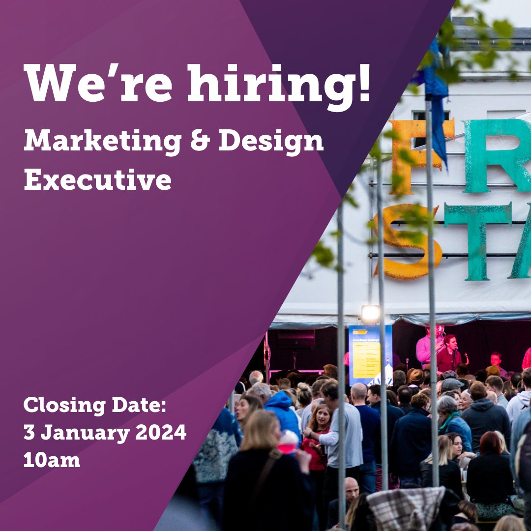 Join our creative team at Cheltenham Festivals as a Marketing & Design Executive. We want to hear from you if you are passionate about marketing and design. ✏️ Visit the link to discover more: cheltenhamfestivals.com/about/jobs/mar… #CheltenhamFestivals