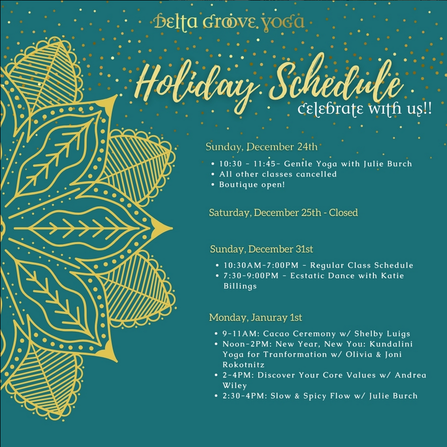 In the mood for some holiday yoga? 🧘‍♂️ 📍 : @deltagrooveyoga