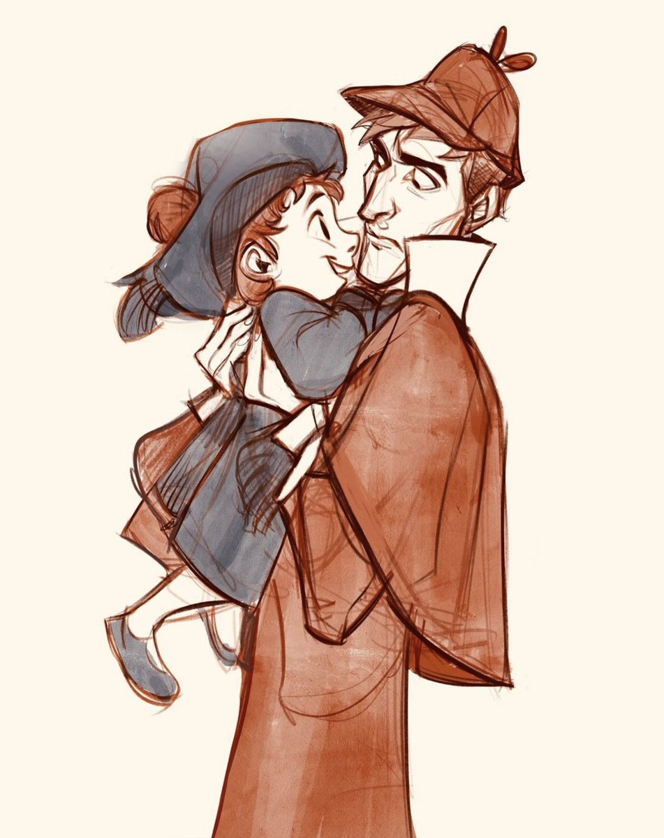 kallielef's tweet photo. nothing new here, so dropping my #thegreatmousedetective (human versions)fanart here...it lifts the spirits. https://t.co/4CA8VJCvz7