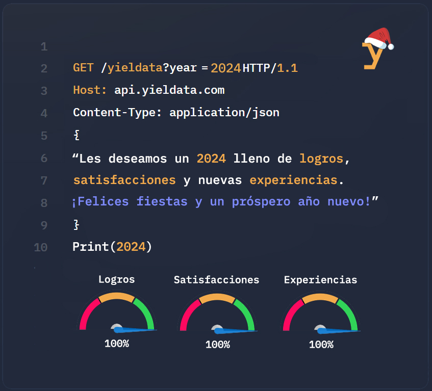 Les deseamos un 2024 lleno de logros, satisfacciones y nuevas experiencias. ¡Felices Fiestas y un próspero año nuevo! 🎉✨