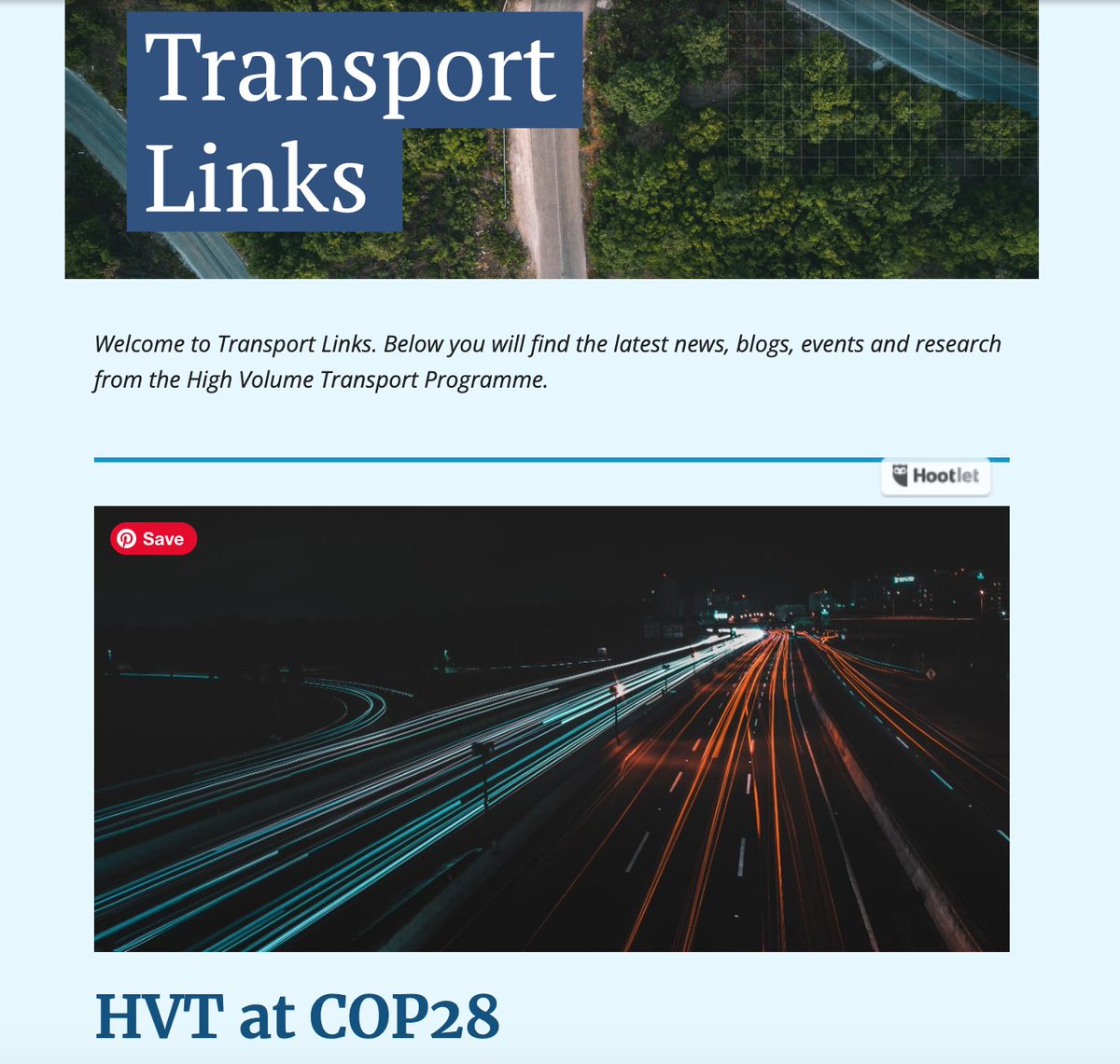 🌍 It's been a major year for HVT, ending with COP28, sharing #research into greener, #sustainable, #resilient transport with policy-makers, transport & #climate experts. Read all the research, events & more from 2023 in our end of year newsletter 👇 mailchi.mp/b1db8c55a38e/o…]