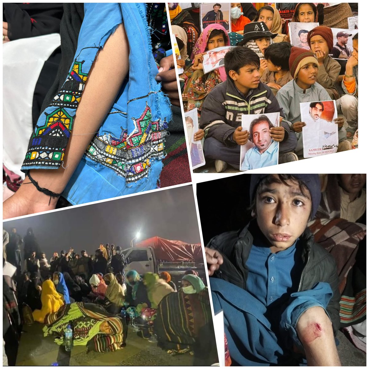 Balaach Gorgezh said the following lines for the wives and kids of his brothers killed by the enemies. Today the tyrant state has made each and every home in Balochistan suffer reflect the same suffering. 

بَچّاں گِنداں شینگل ءَ
وھاو رونت روش سرا
رِندی مزن چیڑیں جناں 
نشت و پرے