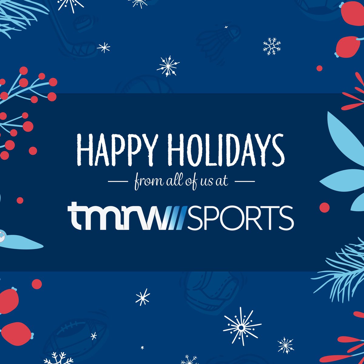 Happy Holidays from TMRW Sports!