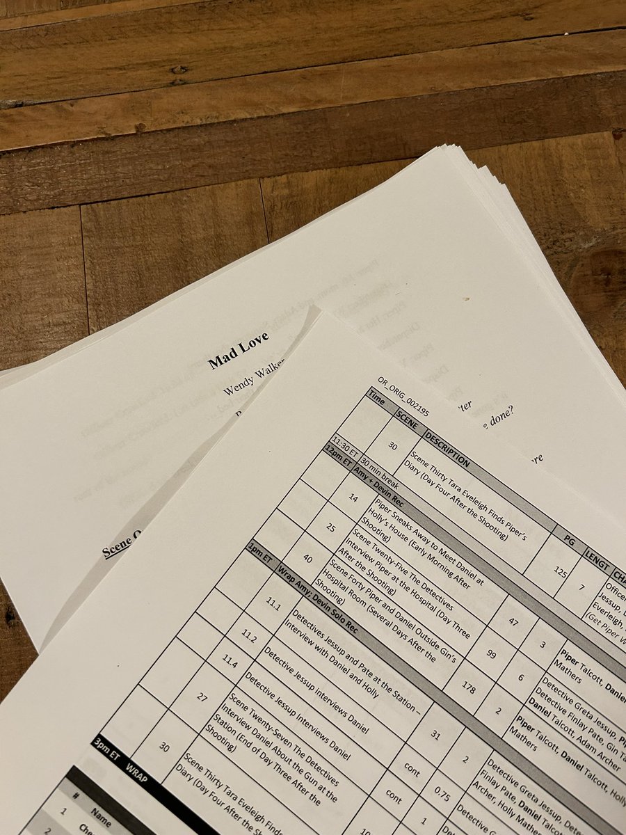 Today it begins! The recording of my @audible_com Original thriller #madlove coming your way this spring! So fun listening in and adding my 2 cents 👏 Imagine if Dirty John and Tinder Swindler had a baby and then I adopted it! Sexy, twisty and dark (of course).