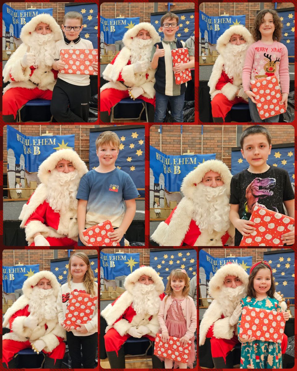 A very special visitor came to our party.  Children were delighted to see him. 🎅