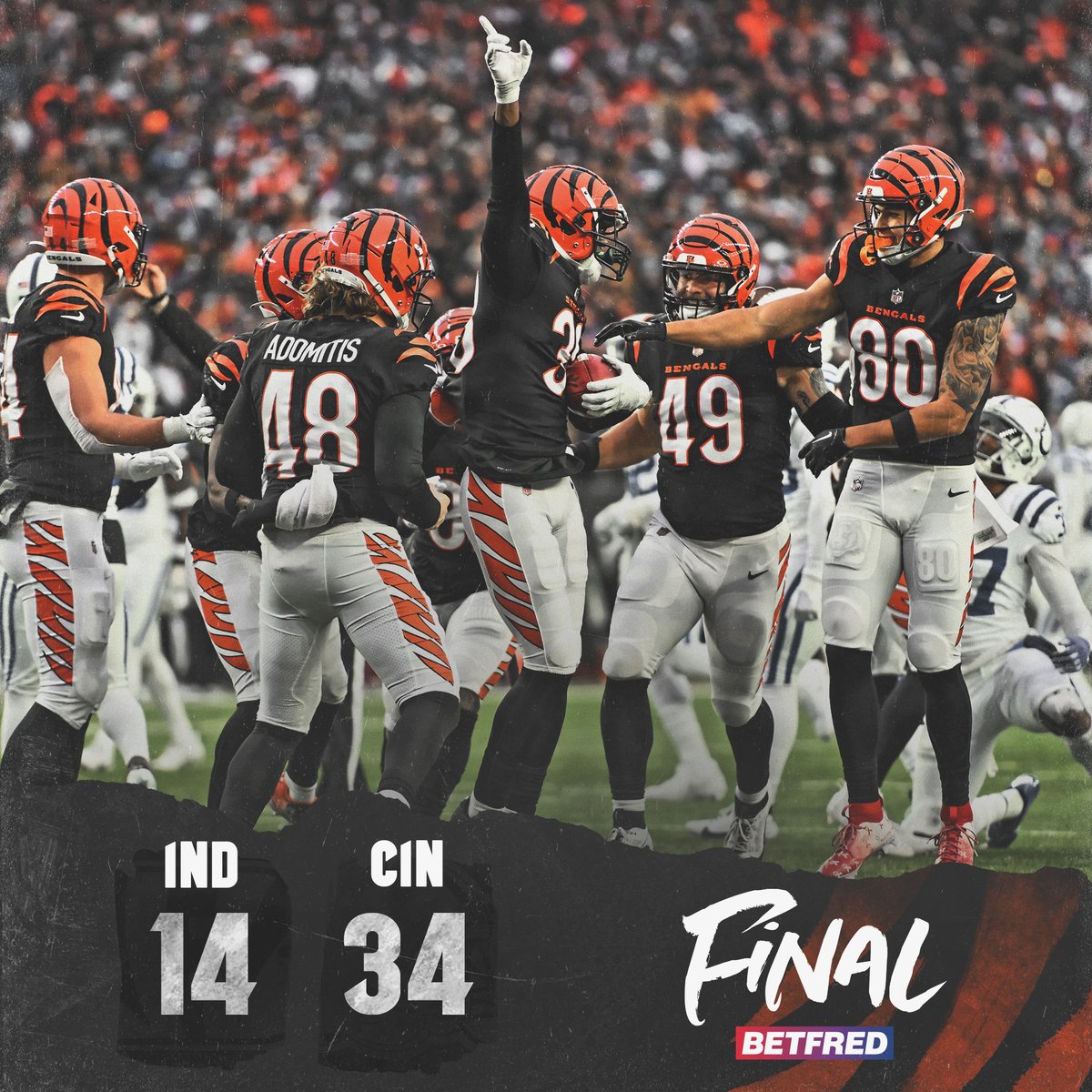 Bengals's tweet photo. DON’T DOUBT US. https://t.co/hiQTMULq3D
