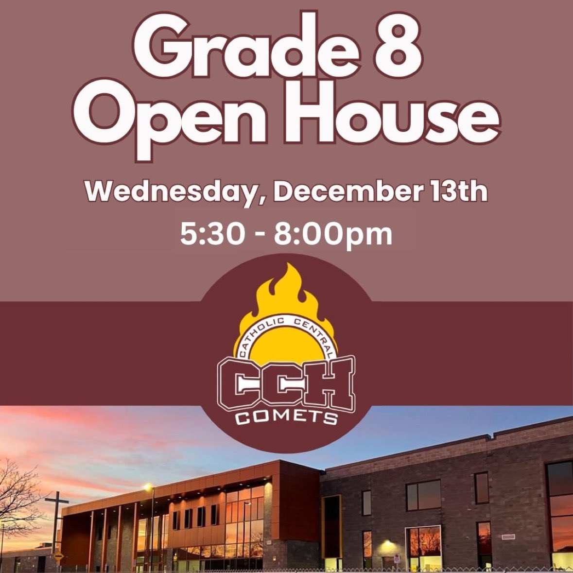 We can’t wait to meet you on Wednesday, December 13th! See you then Future Comets! ☄️💫