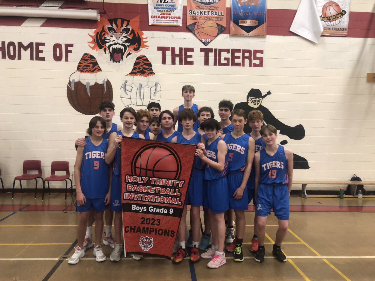 MyrickGillian's tweet photo. Grade 9 Boys Basketball win in a thrilling 57-55 Gold Medal game against MPI to take home the HTH Invitational 🏀 Go Tigers 🐯 
Congratulations to Scot Tapper on POG with the game winner at the buzzer! 
@hthtigers @gotigersathlete https://t.co/NZcwFuAUgf