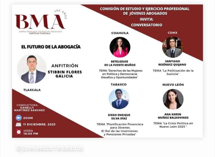 PedroResendezB's tweet photo. El futuro de la abogacía en México es plural. https://t.co/nf6iMdn8lz