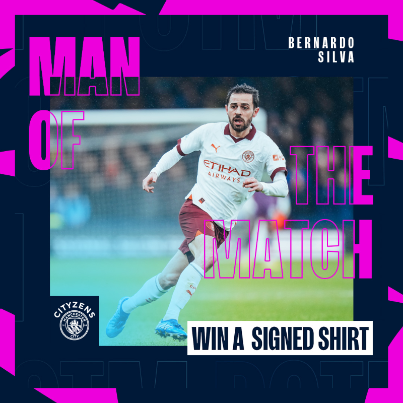 ManCity's tweet photo. Here's your chance to win a shirt signed by @BernardoCSilva! 👇