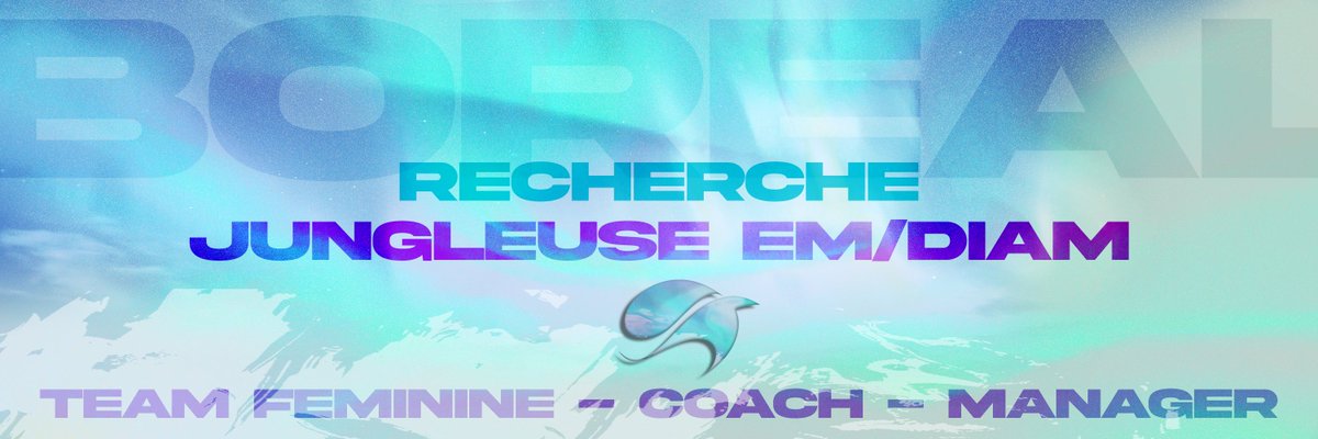 Bonsoir tout le monde ! 

S'il vous plait, n'hésitez pas à partager, on est un peu désespérée.. Les filles ont envie de jouer 🥺

Merci d'avance pour eux qui voudront bien nous aider !

Contactez <a href="/ShakyBoreal/">BRL Shakyna</a> pour plus infos 🥰

#LeagueOfLegends #TeamFéminine #WomenEsport